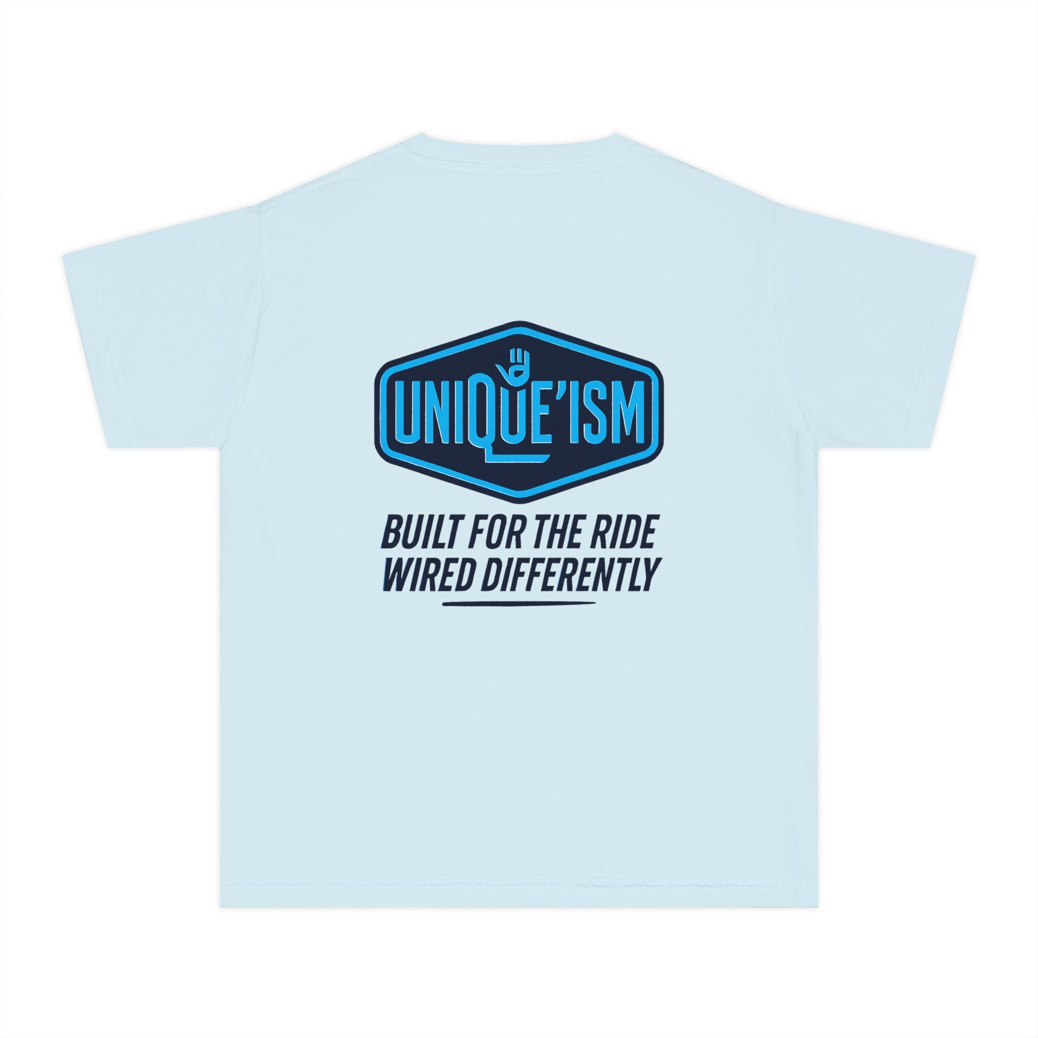Autism Motorcycle Youth Tee – "Unique'ism: Built for the Ride"