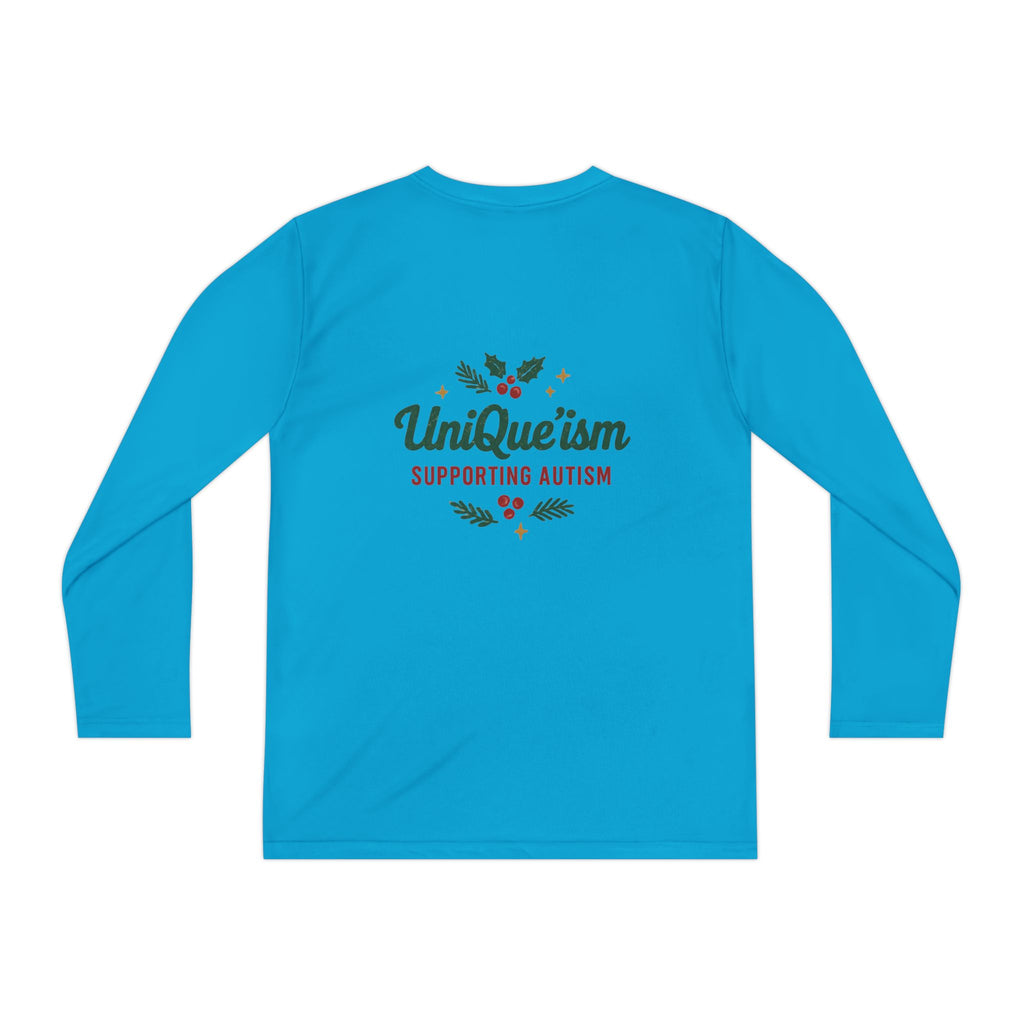 Autism Support Christmas Youth Long Sleeve — "Celebrating Every Piece This Christmas"