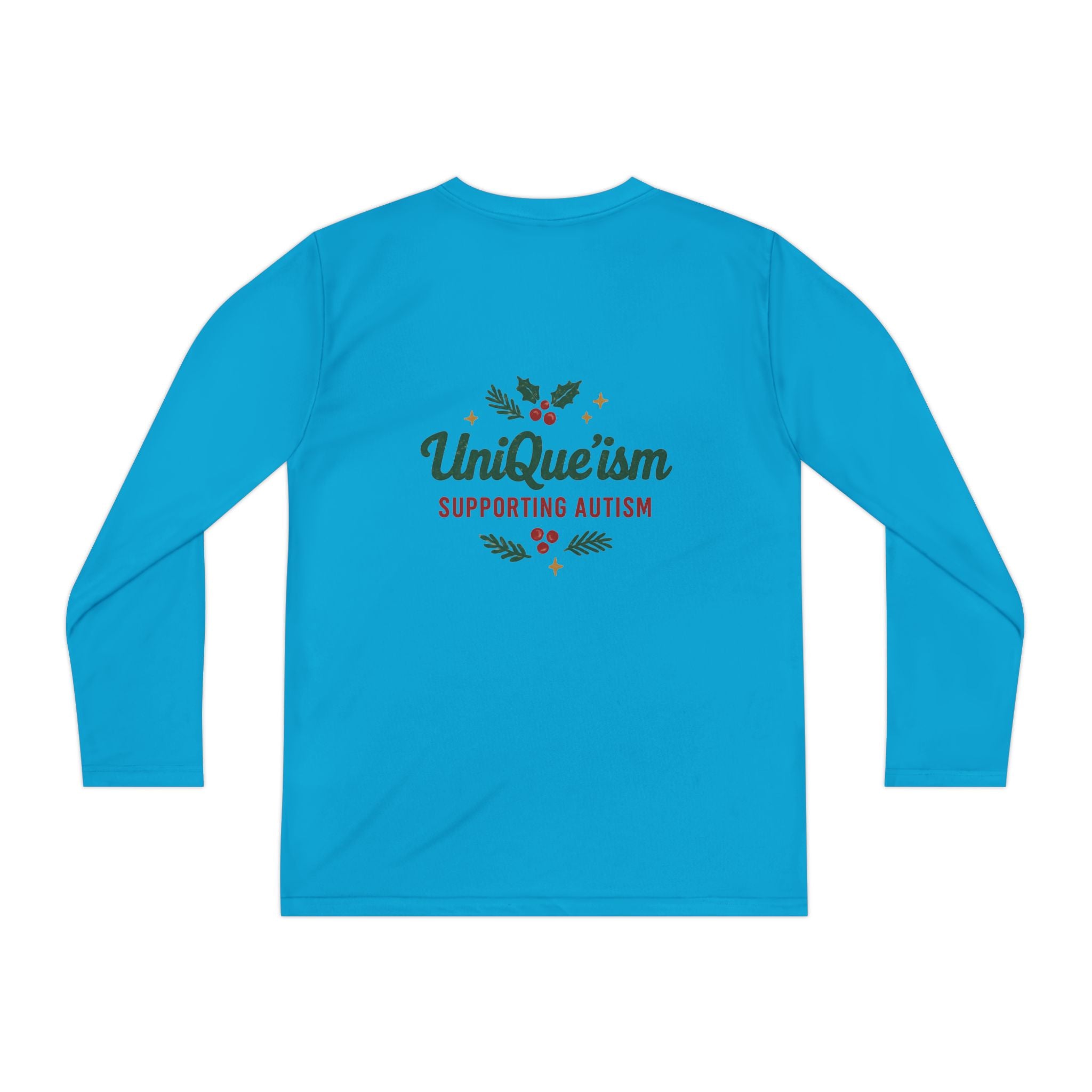 Autism Support Christmas Youth Long Sleeve — "Celebrating Every Piece This Christmas"