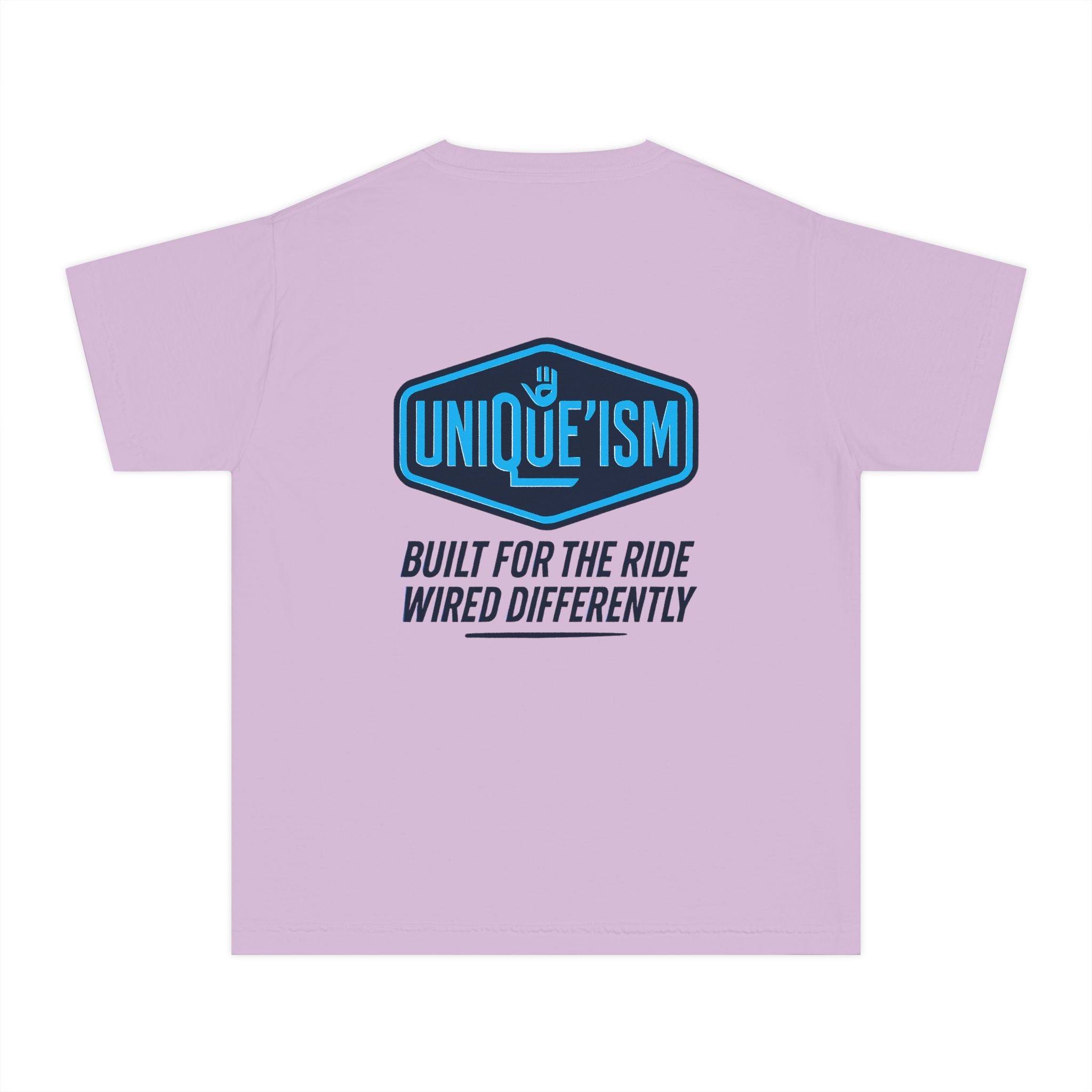 Autism Motorcycle Youth Tee – "Unique'ism: Built for the Ride"