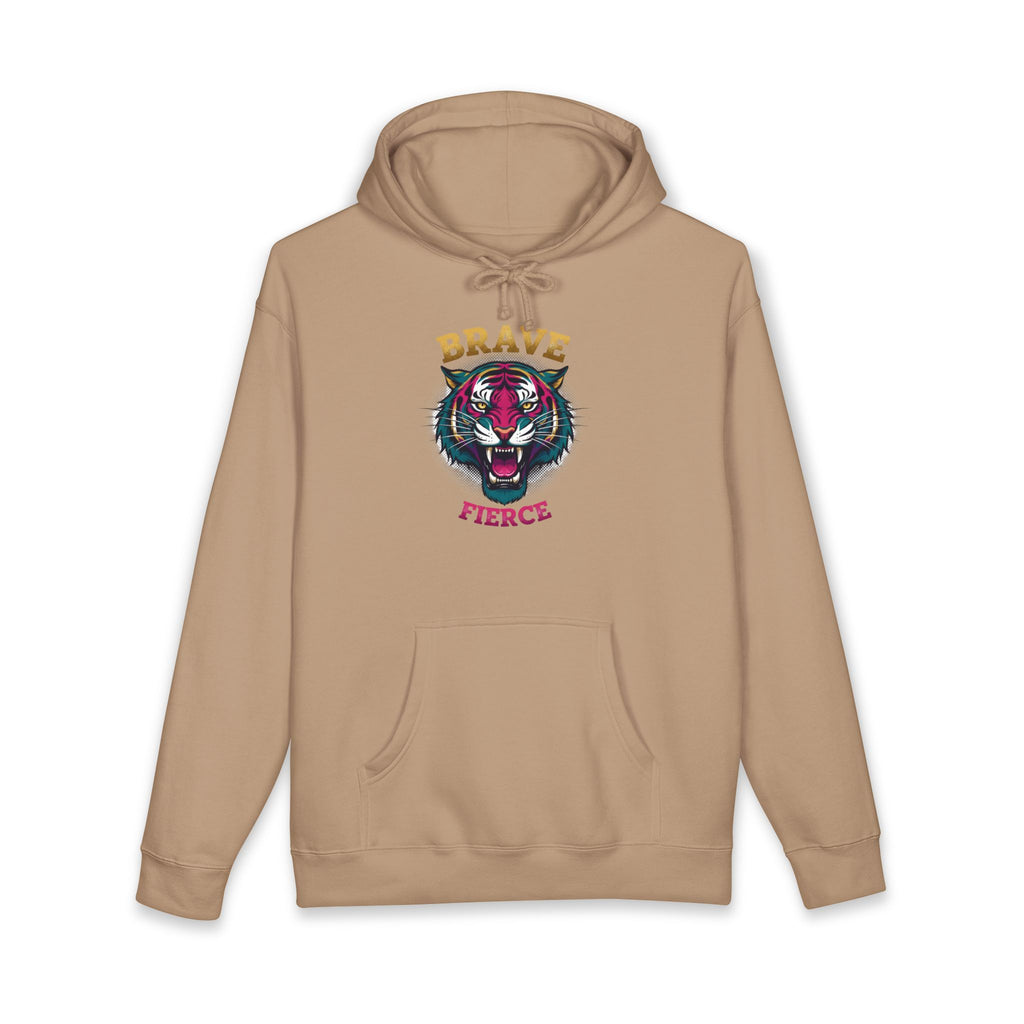Brave & Fierce Tiger Hoodie — "Built for a Different Jungle" Graphic Sweatshirt