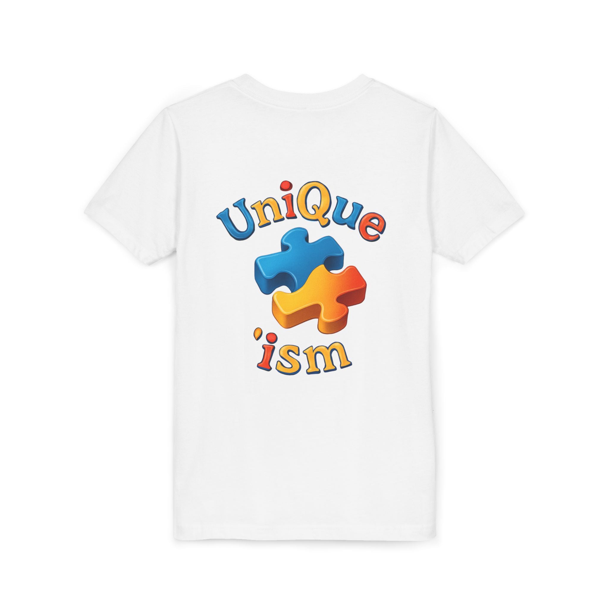 Autism Support Youth Tee — "NonVerbal Not Deaf" & Puzzle Piece "Unique'ism"