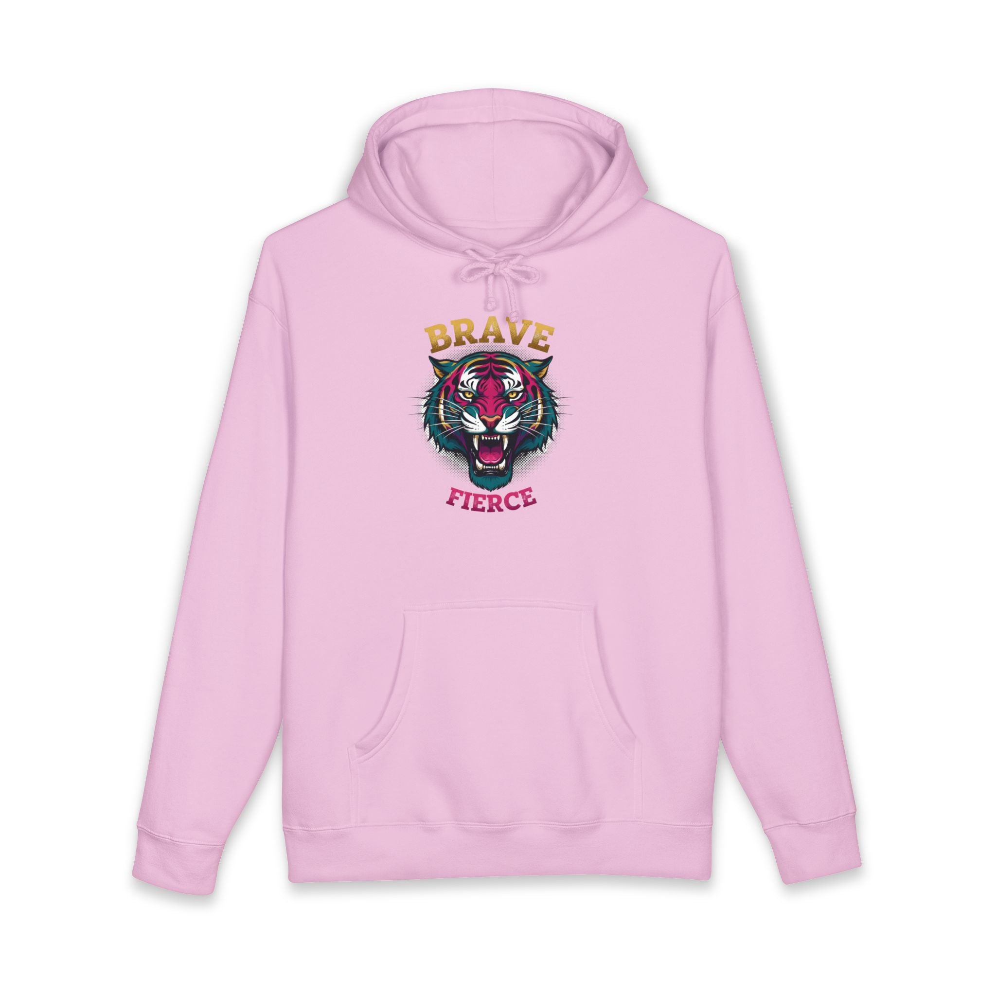 Brave & Fierce Tiger Hoodie — "Built for a Different Jungle" Graphic Sweatshirt