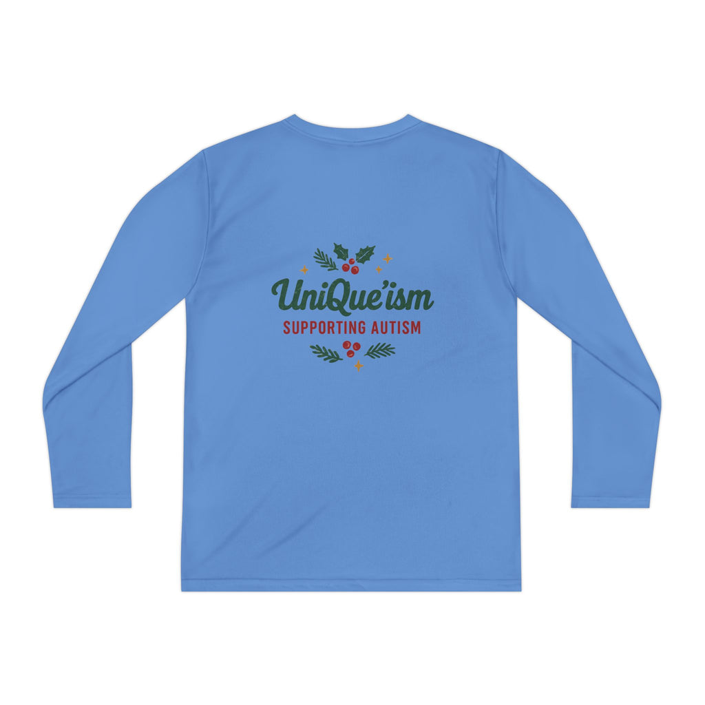 Autism Support Christmas Youth Long Sleeve — "Celebrating Every Piece This Christmas"