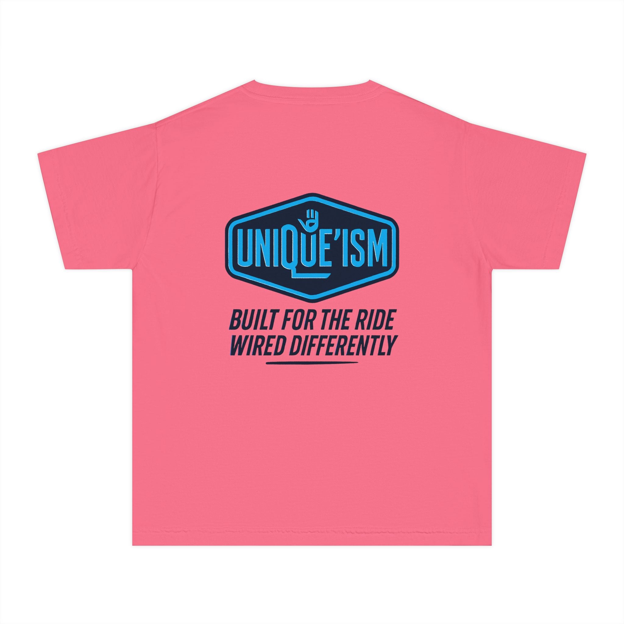 Autism Motorcycle Youth Tee – "Unique'ism: Built for the Ride"