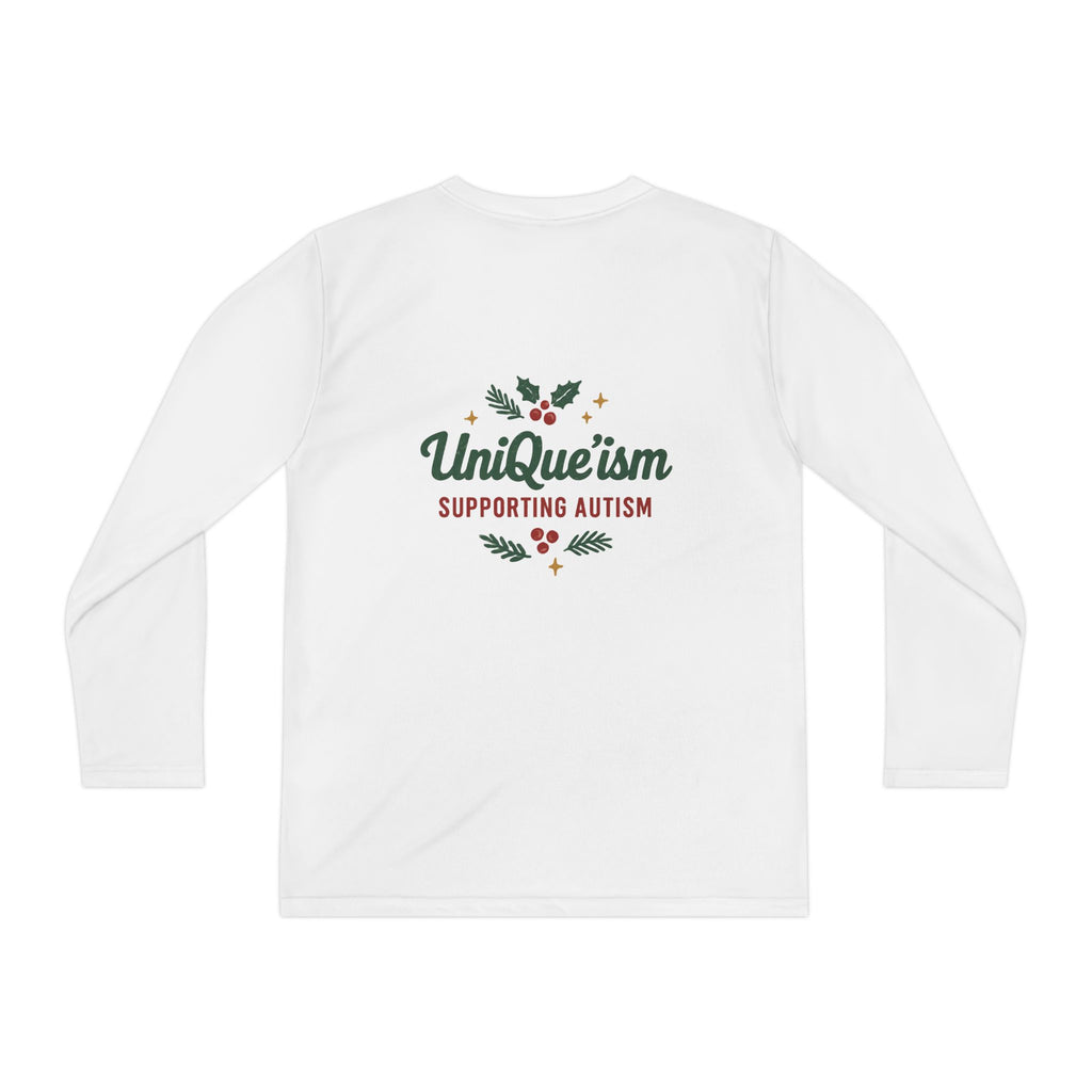 Autism Support Christmas Youth Long Sleeve — "Celebrating Every Piece This Christmas"