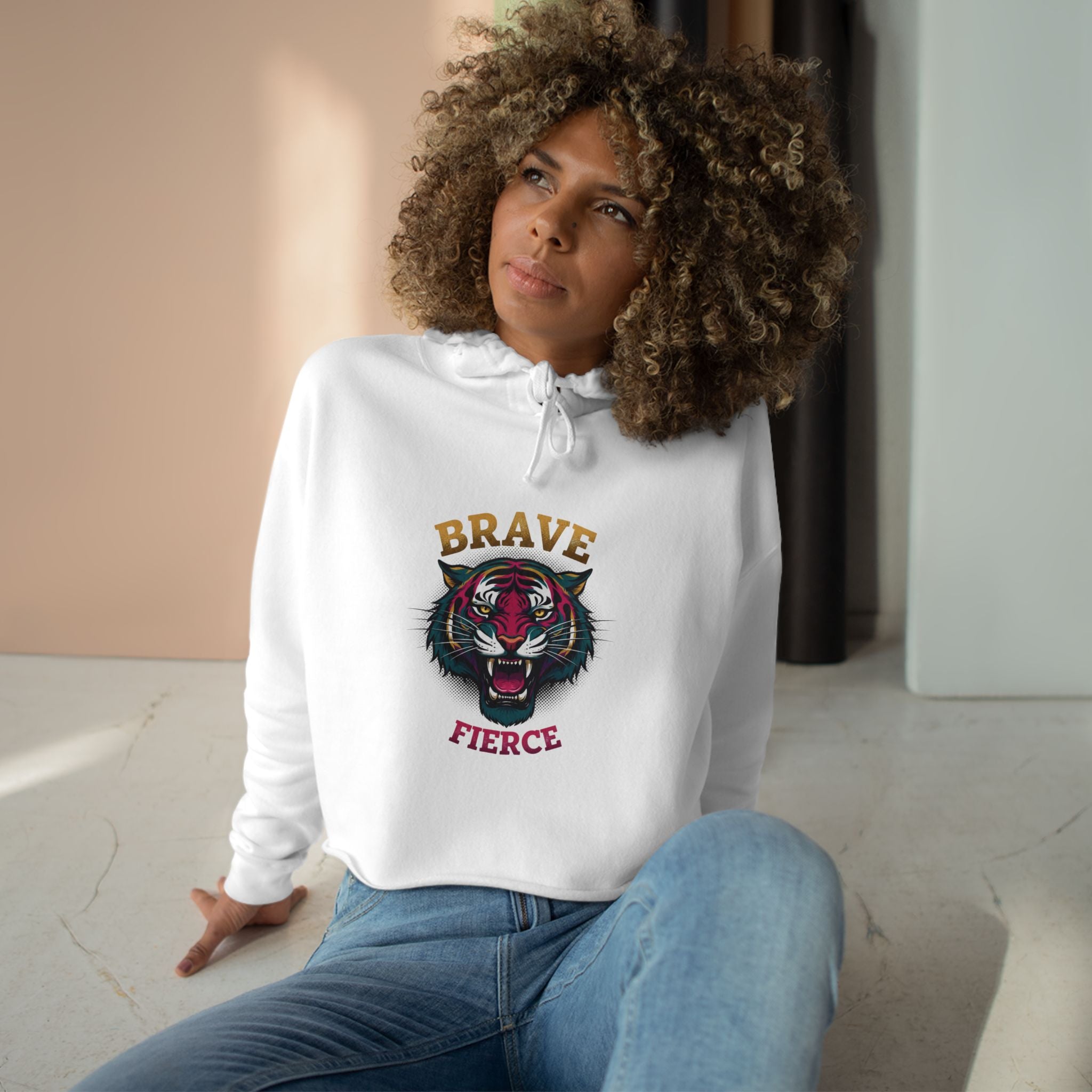 Women Crop Hoodie