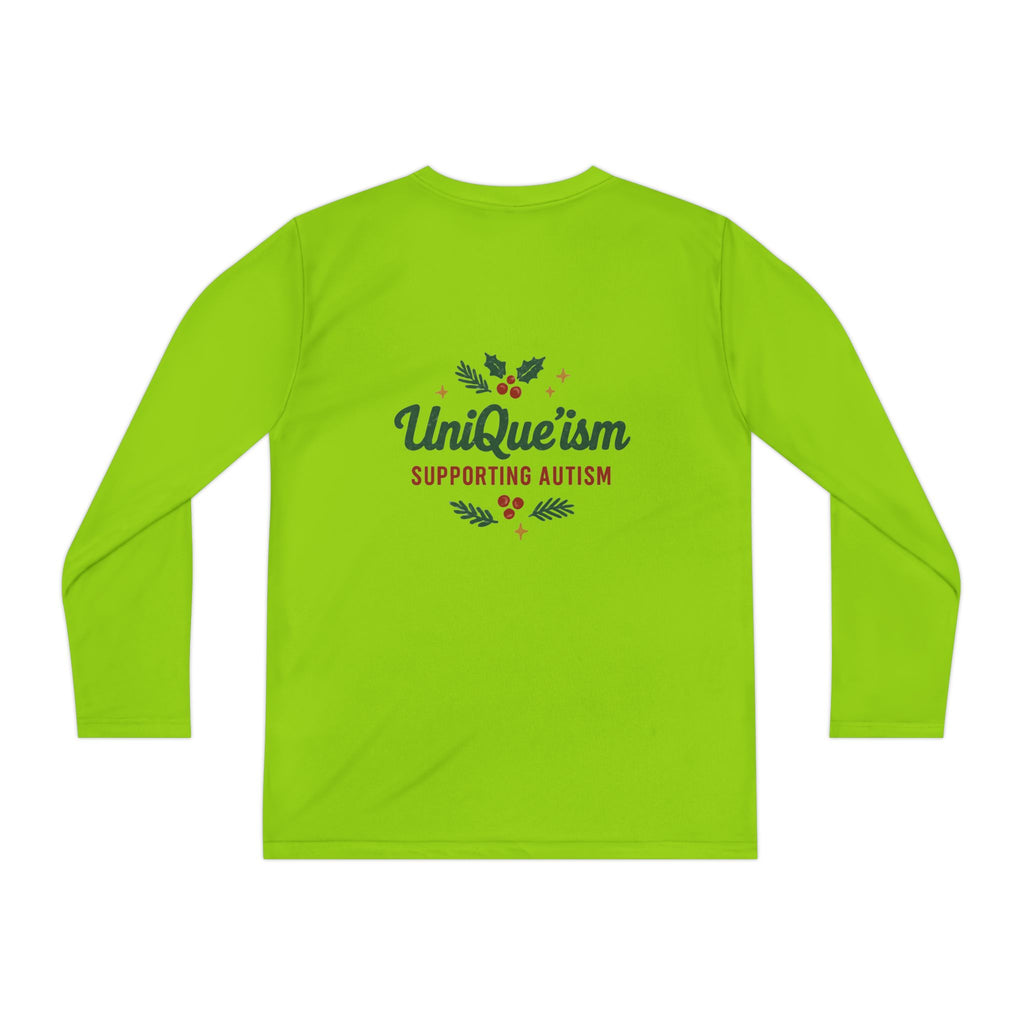 Autism Support Christmas Youth Long Sleeve — "Celebrating Every Piece This Christmas"