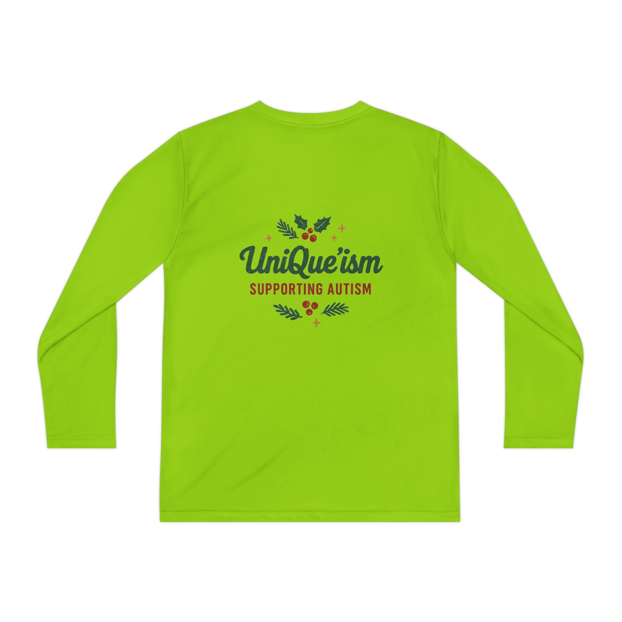 Autism Support Christmas Youth Long Sleeve — "Celebrating Every Piece This Christmas"