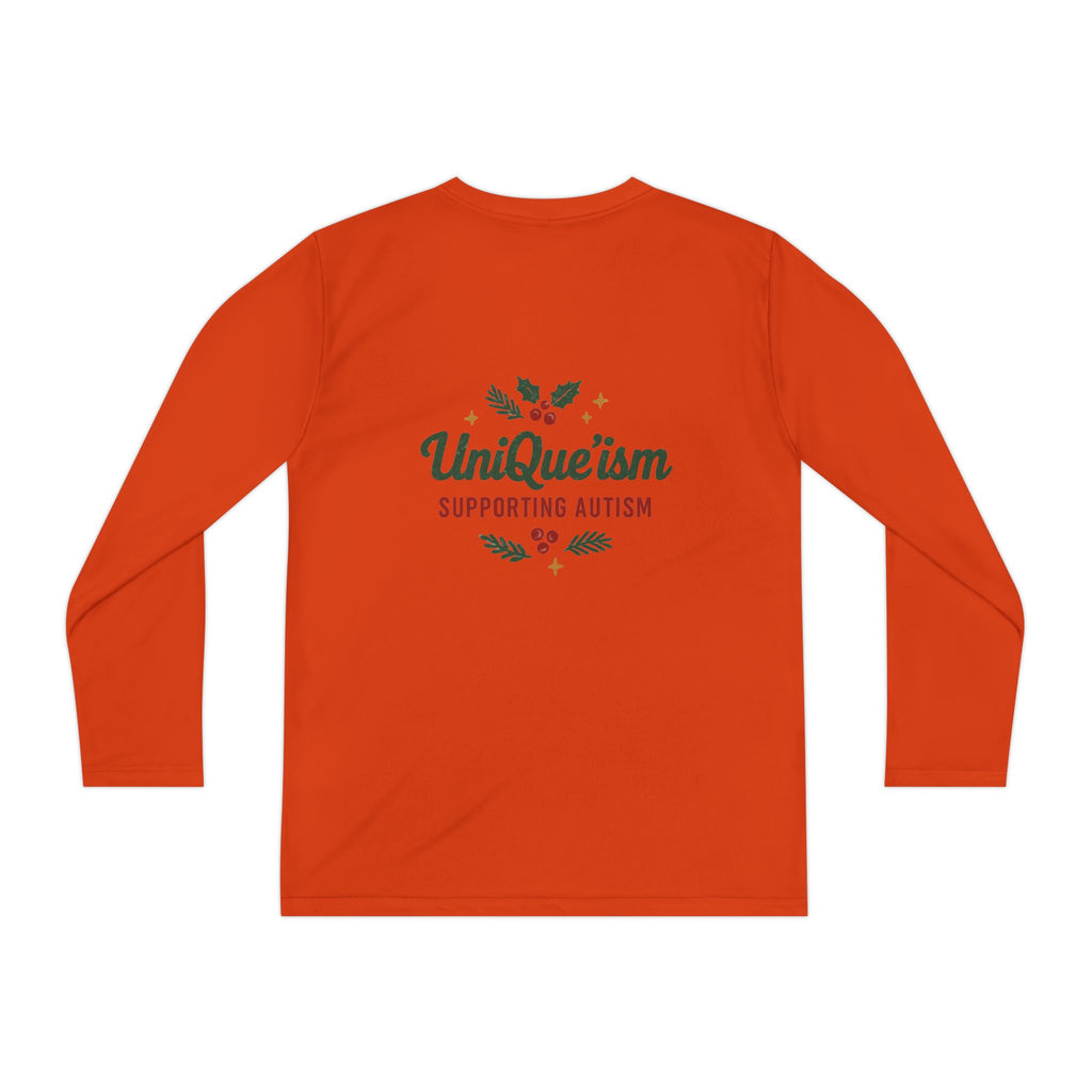 Autism Support Christmas Youth Long Sleeve — "Celebrating Every Piece This Christmas"