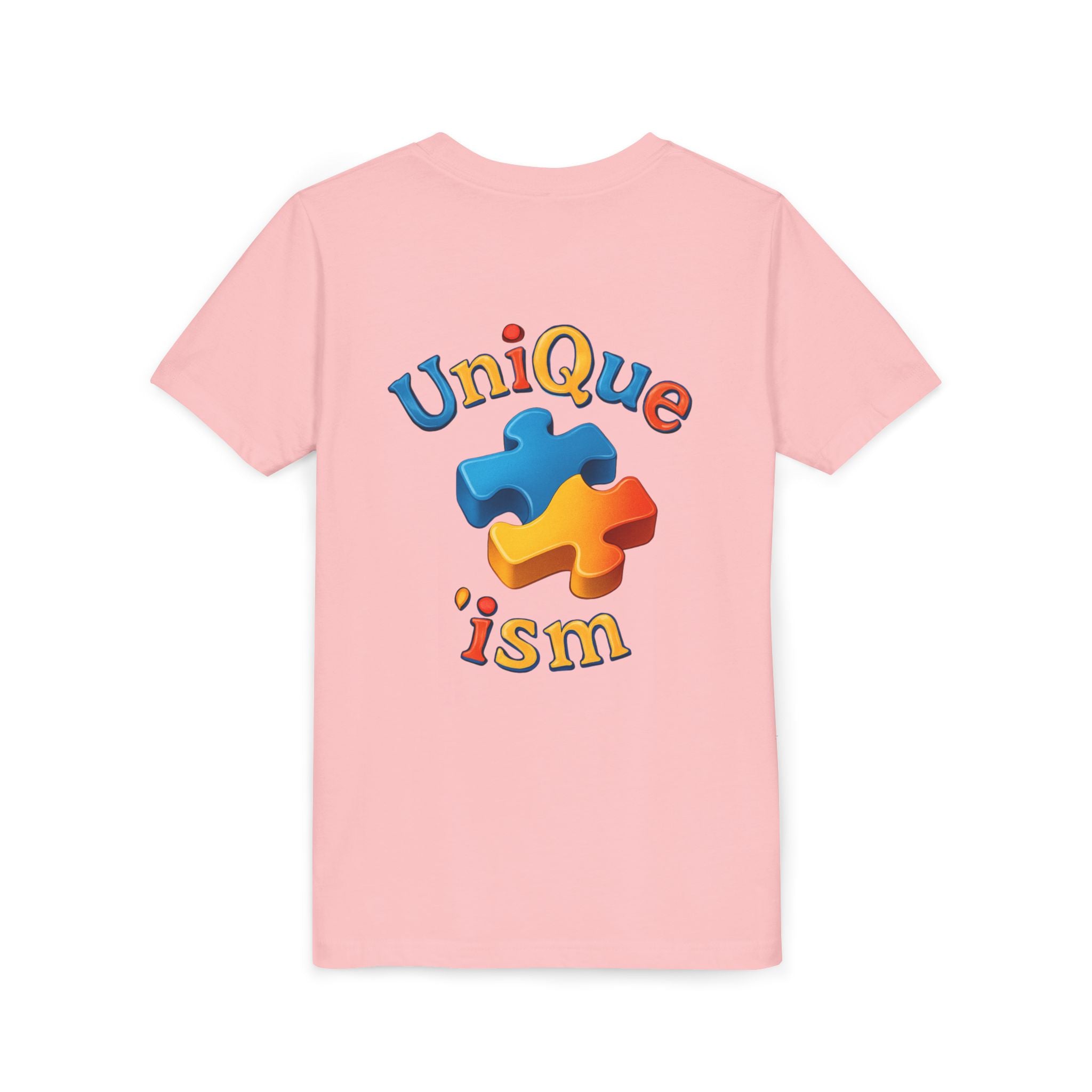 Autism Support Youth Tee — "NonVerbal Not Deaf" & Puzzle Piece "Unique'ism"